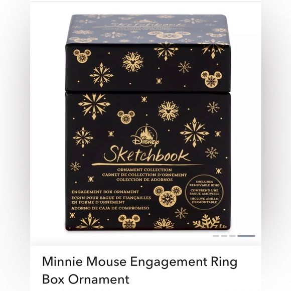 NWT Engagement Ring Ornament Minnie Mouse - Picture 5 of 8